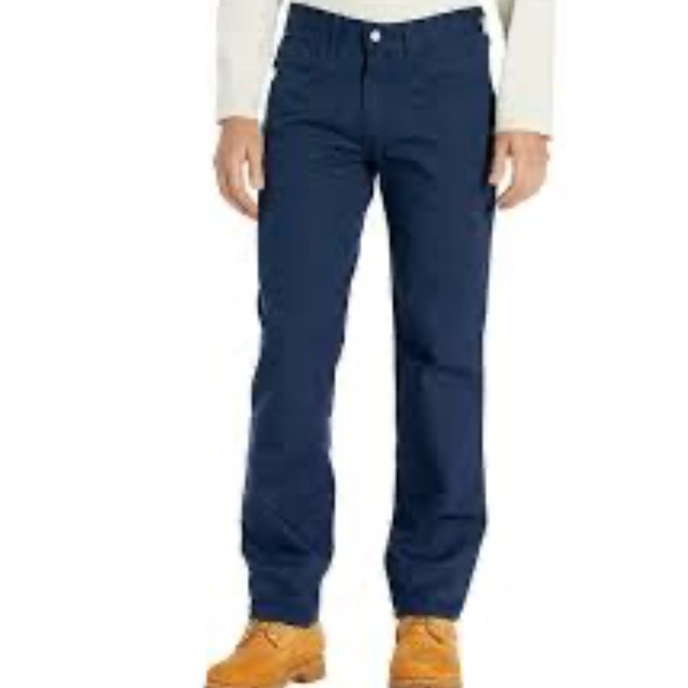 Timberland PRO Mens Straight Fit Durable Work Pants Navy Blue 32x30 EUC